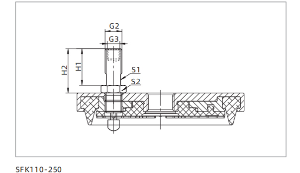 Flat Suction Cup Special for Objects with Rough Surface Flat Suction Cup Special for Objects with Rough Surface